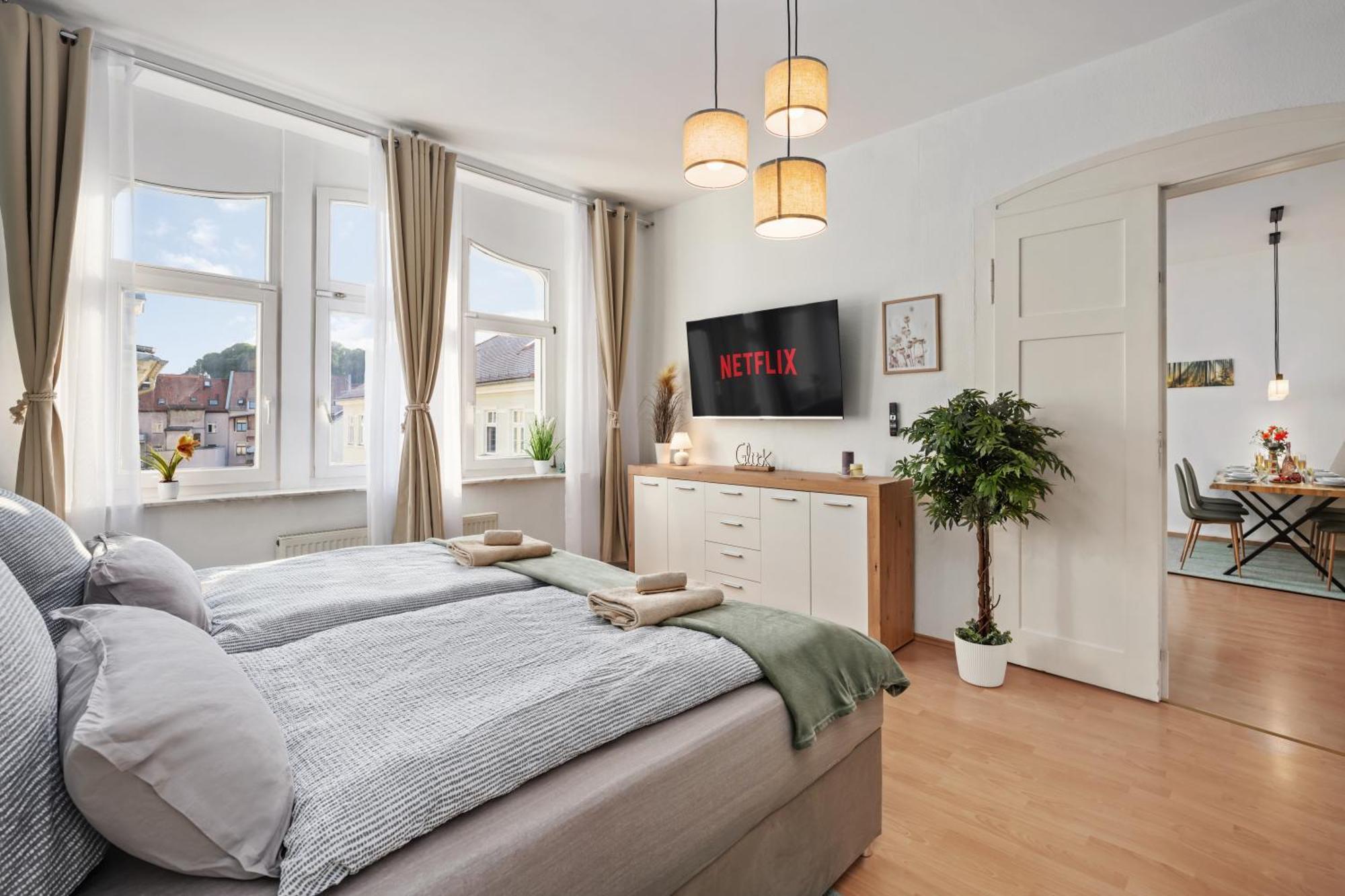 Appartement Neu Altstadt Familyoase Wlan Netflix Magenta Meissen